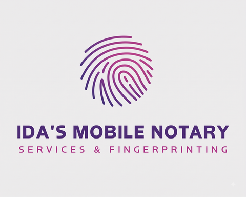 Ida's Mobile Notary Services & Fingerprinting